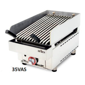 Parrillas a gas Vasca con piedra volcánica 35VAS
