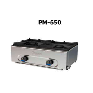 Cocina encimera a gas 2 fuegos