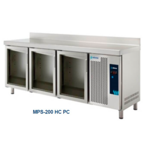 Mesa refrigerada Snack con puerta de cristal  - MPS-200HC PC