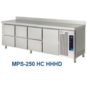 Mesa refrigerada con cajones MPS-250HC HHHD