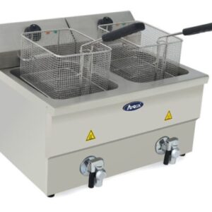 FREIDORA ELECTICA DOBLE 8L X 2 ECONOMICA   545x480x395mm