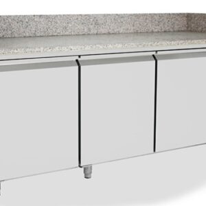 MESA PREPARACION PIZZA CON 3 PUERTAS REFRIGERACION 2010×800×840mm