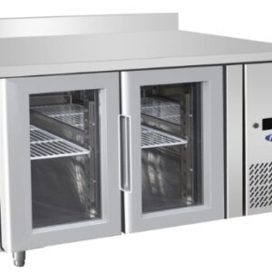 MESA REFRIGERACION 2 PUERTA CRISTAL 1360×700×815mm