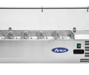 VITRINA INGREDIENTES REFRIGERADA 4 CUBETAS  1205×395×465mm