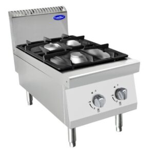 COCINA A GAS 2 FUEGOS ECONOMICA  PT 7KW+3.5  400×700×540mm