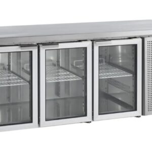 MESA REFRIGERADA PUERTA CRISTAL MEDIDAS 1795x700x880 mm