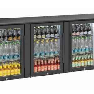 Barra trasera 3 puertas vidrio  Medidas 2085×535×860 mm